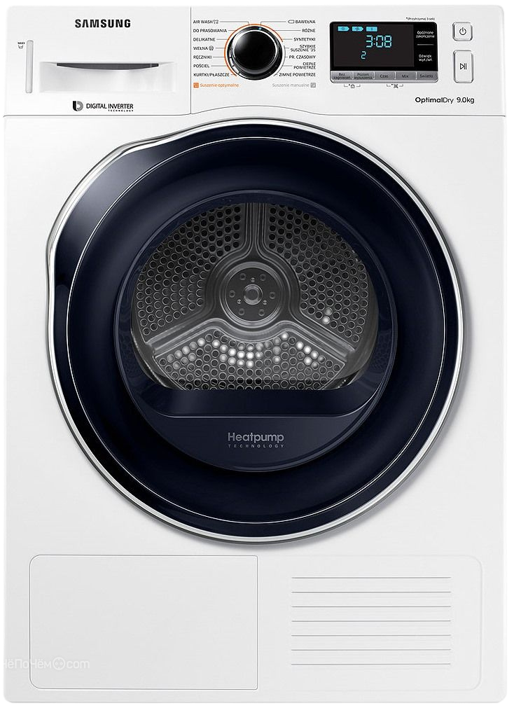 Ремонт (или замена) насоса Samsung DV90M6200CW